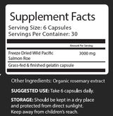 Wild Salmon Roe - 6 Pack - Prepper Package
