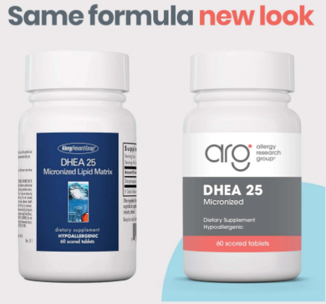 DHEA 25 mg Micronized Lipid Matrix