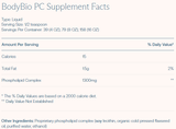 PC Complex of Phospholipids (choice of liquid or softgel) BODYBIO