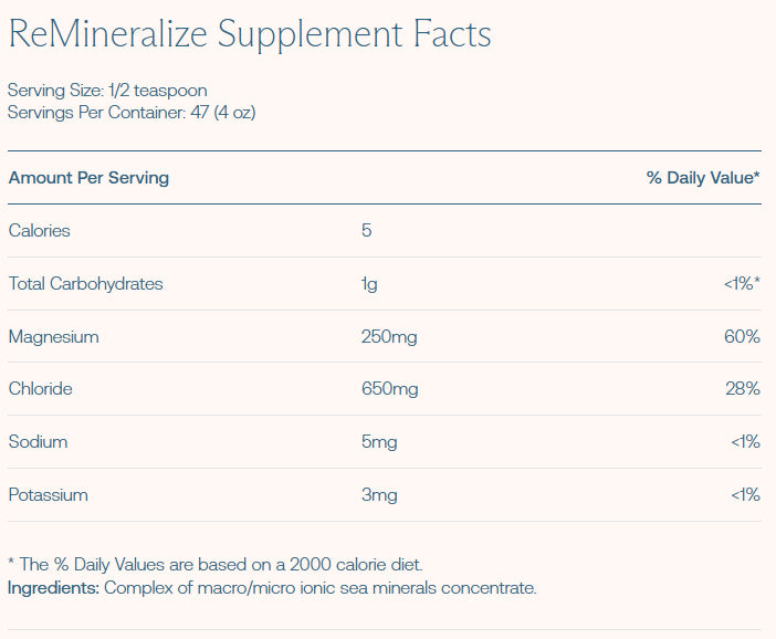 ReMineralize - BodyBio