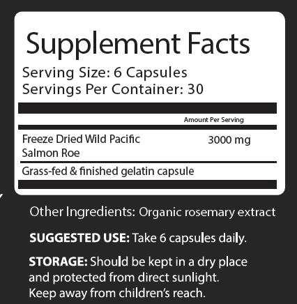 Wild Salmon Roe from Natural Heart Doctor – Natural Heart Doctor Shop