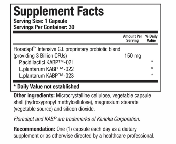 BioDoph-3 GI - Supplement Facts