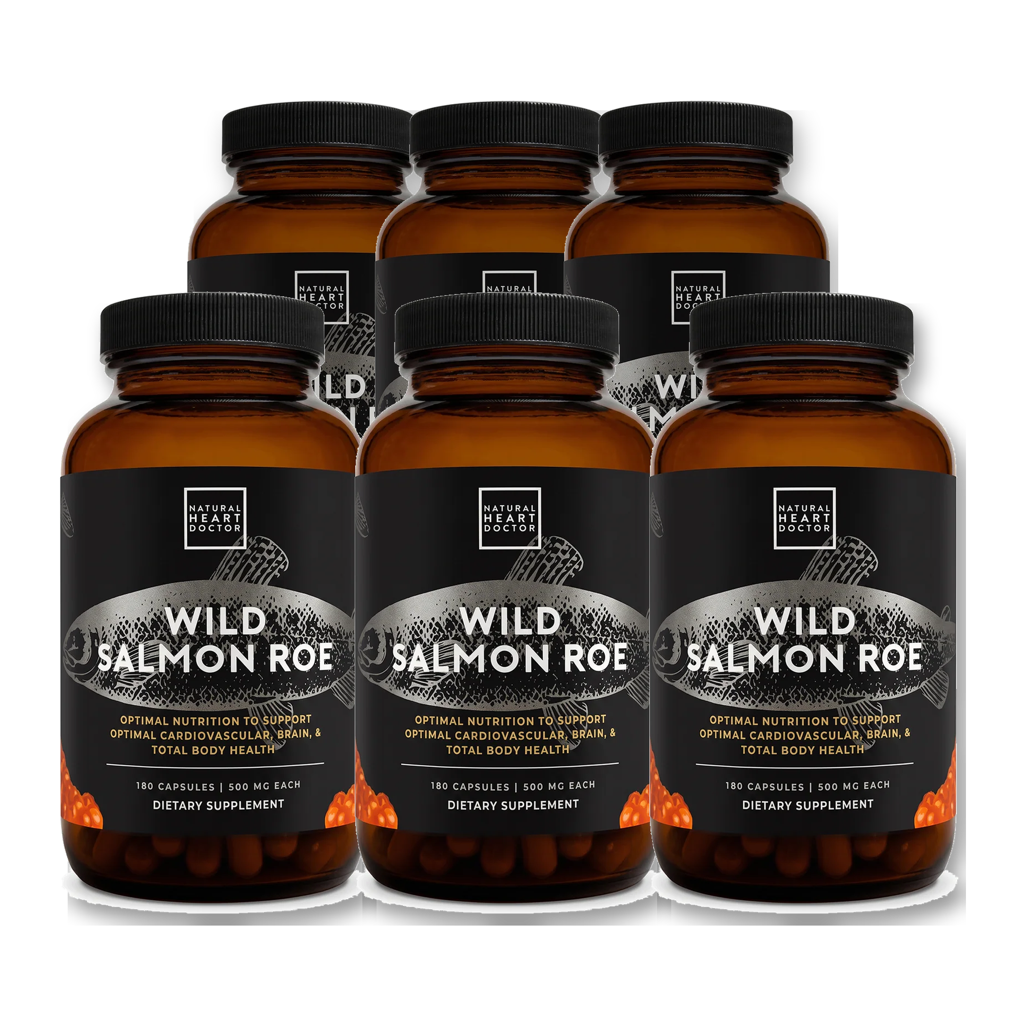 Wild Salmon Roe - 6 Pack - Prepper Package – Natural Heart Doctor Shop