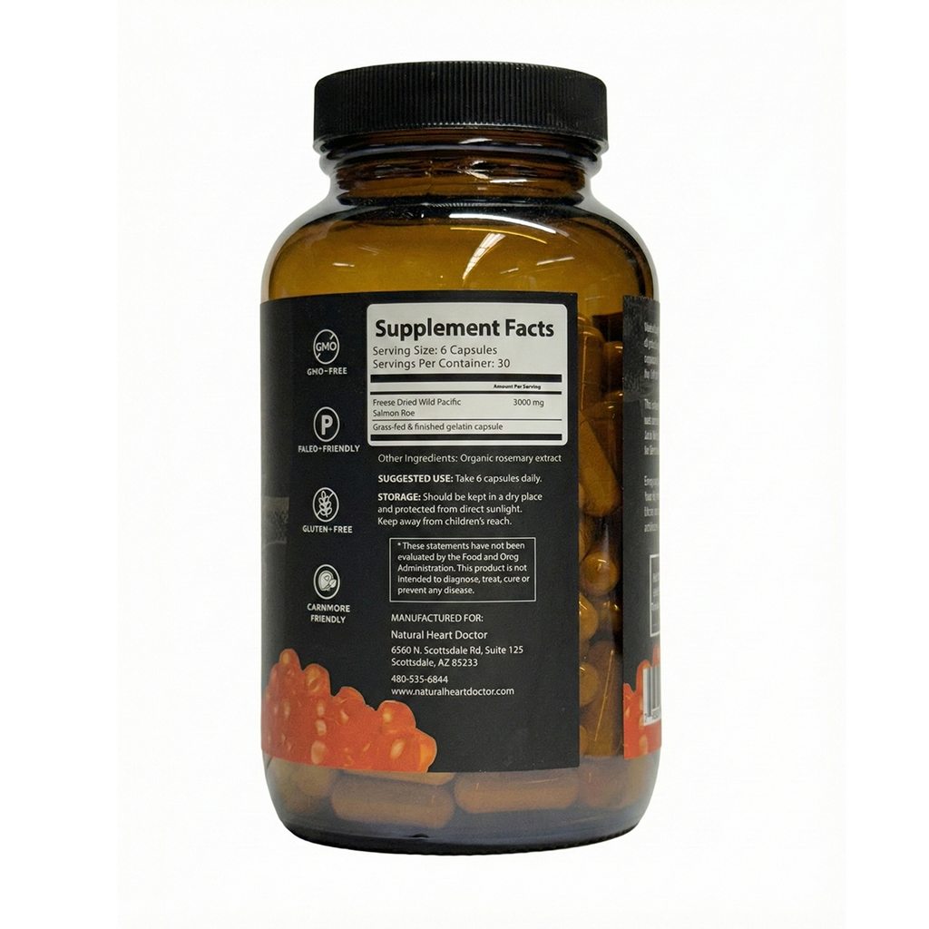 Fish Roe Package Wild Salmon Roe - 3 Pack - Longevity Package – Natural Heart Doctor Shop