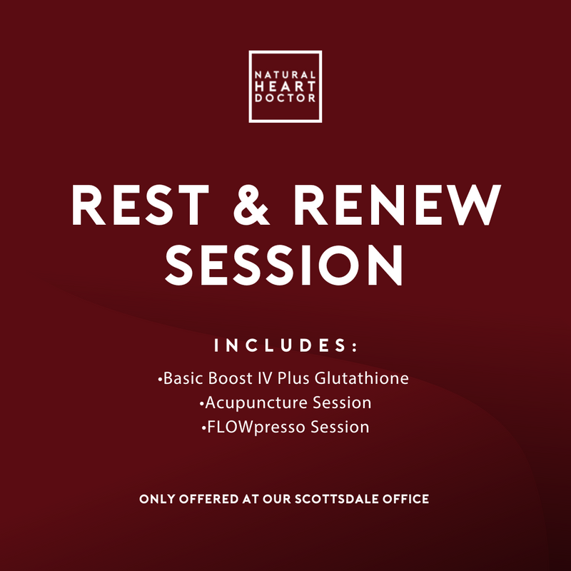 Rest and Renew Package - IV Therapy,  Acupuncture and FLOWpresso