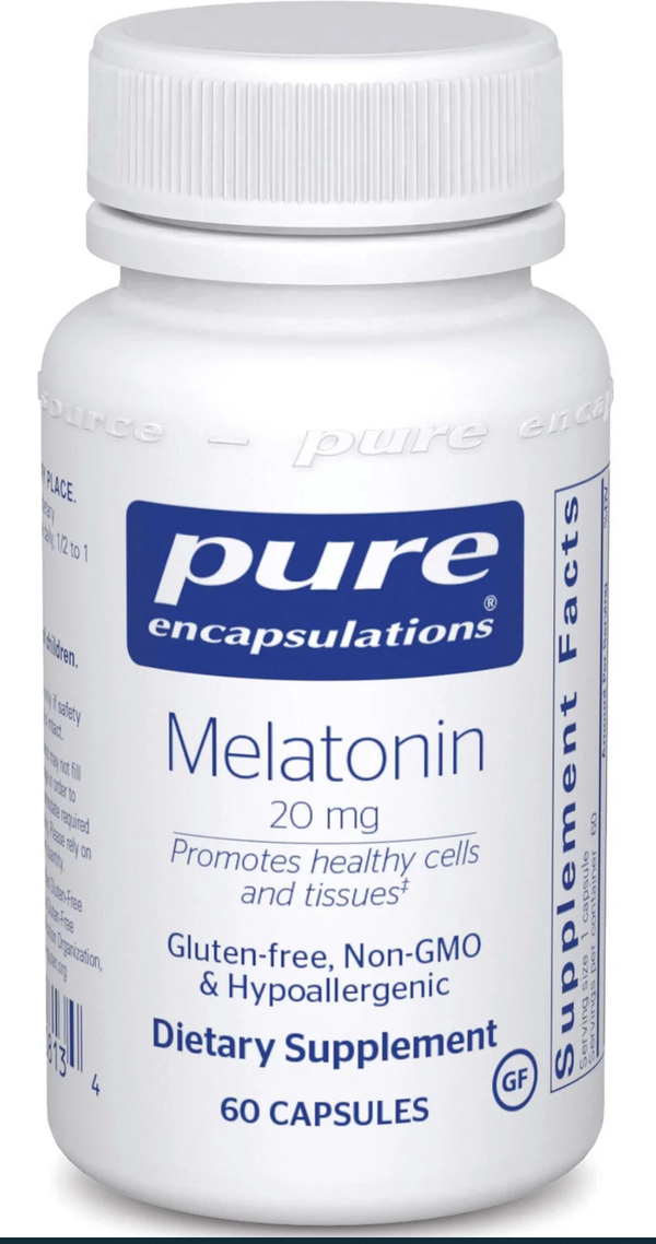 Melatonin 20mg Pure Encapsulations 60 caps