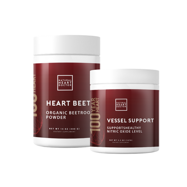 Nitric Oxide Booster Combo - Heart Beet and Vessel Support